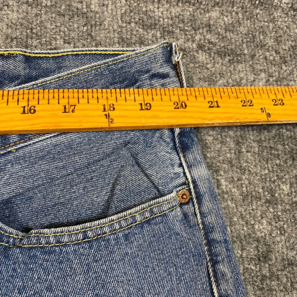 Levis 505 Regular Fit Mens Jeans 40x30 Medium Wash Blue‎ Straight Leg Denim